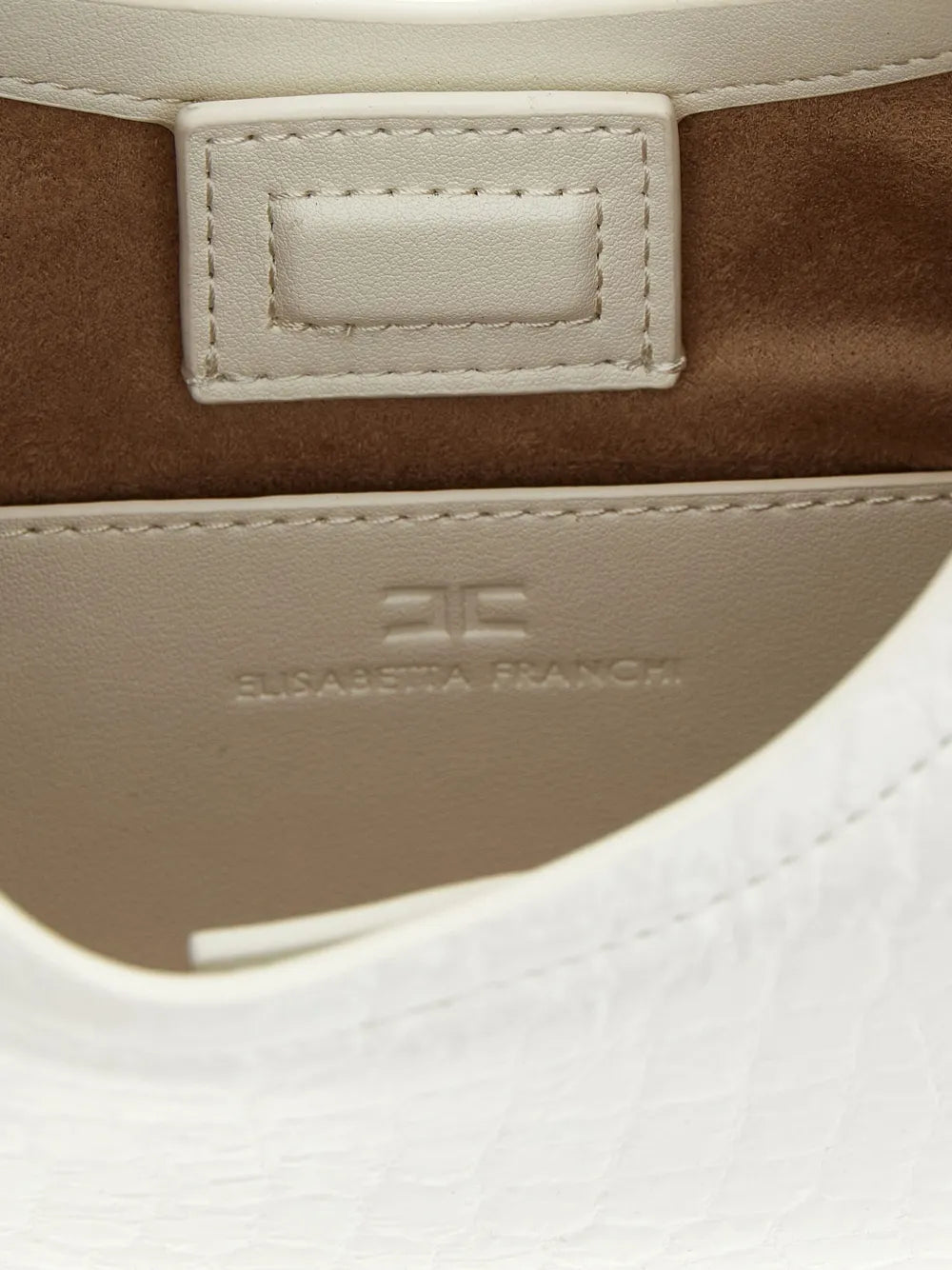 Elisabetta Franchilogo-plaque shoulder bag