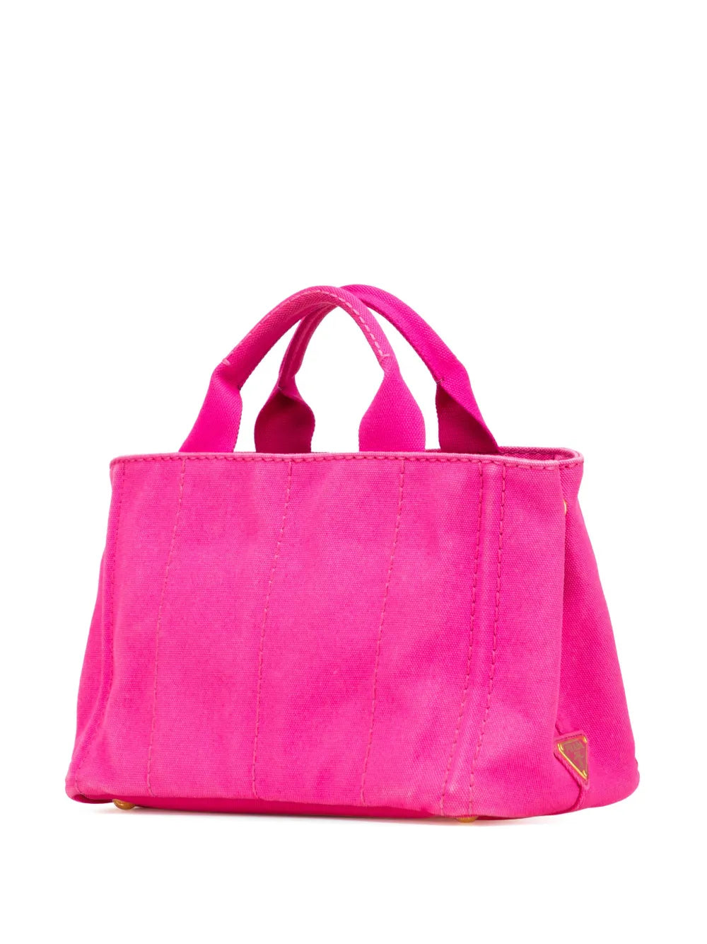 Pre-OwnedPrada Pre-Owned2013-2025 Small Canvas Canapa Logo satchel