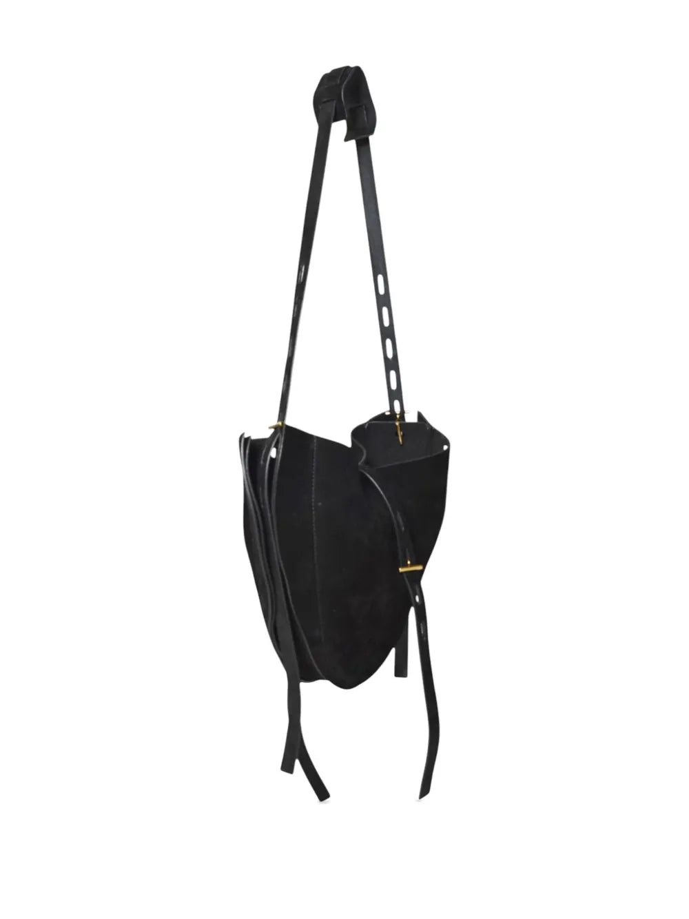 MINO BOSSIsmall Lizzie suede shoulder bag