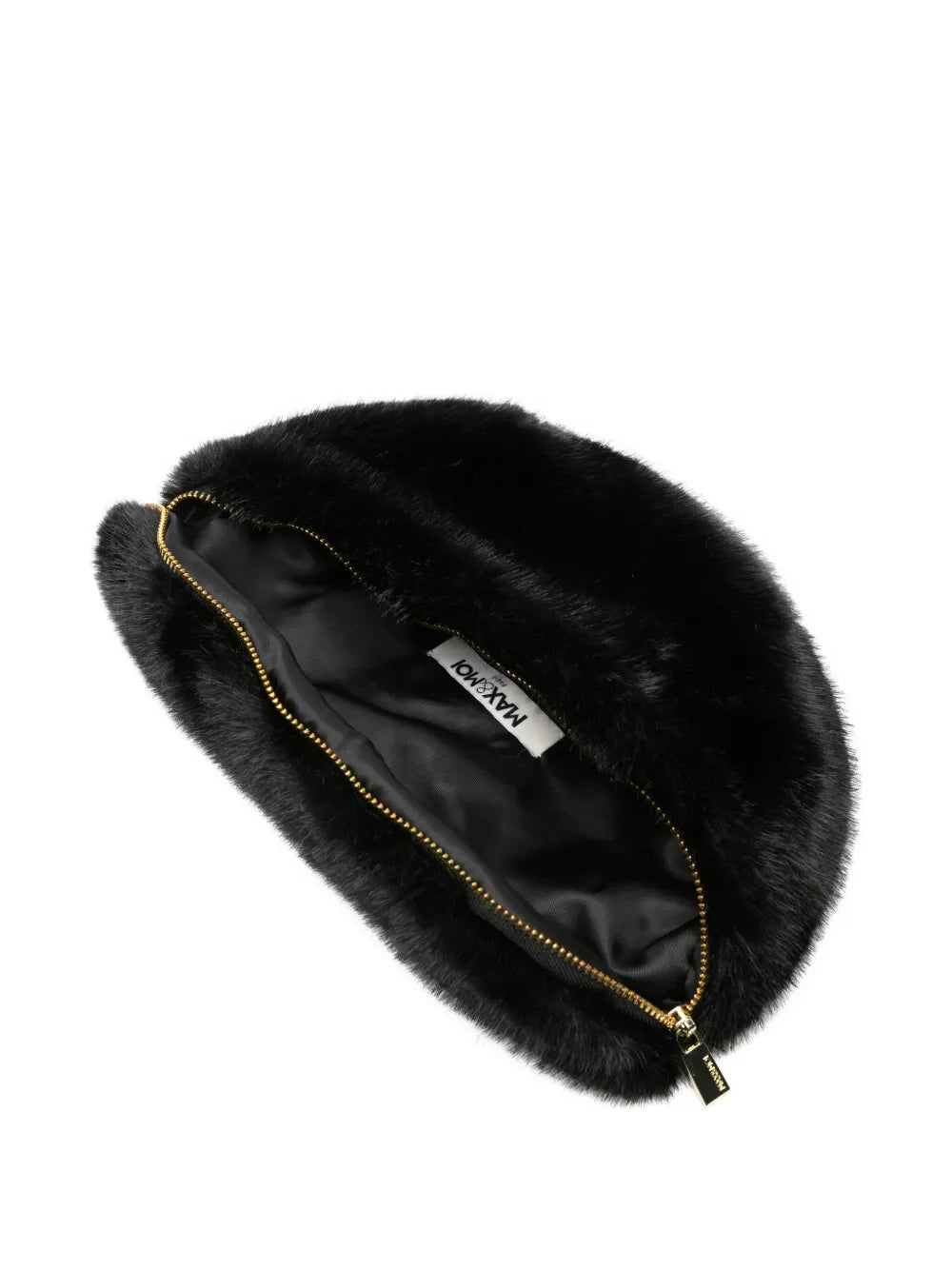 Max & Moilogo-engraved curved bag