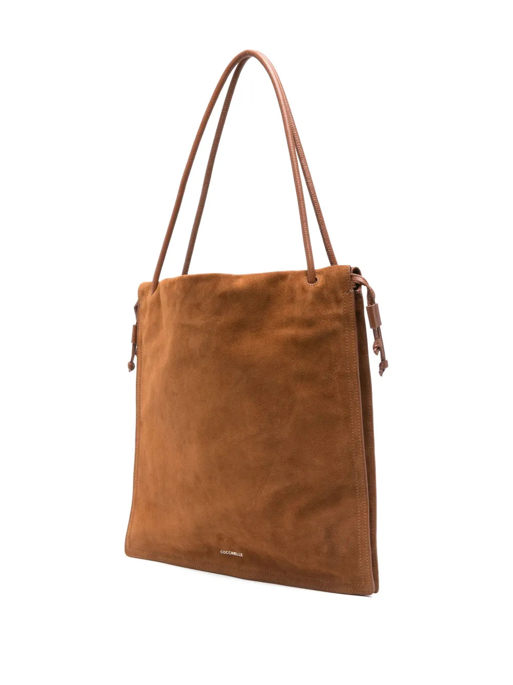 Coccinellelarge Dulse suede tote bag
