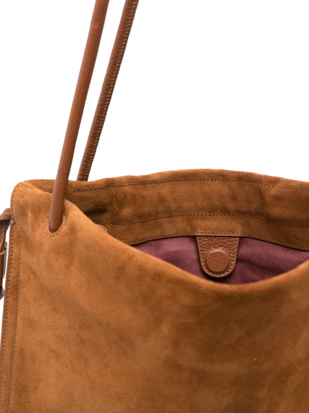 Coccinellelarge Dulse suede tote bag