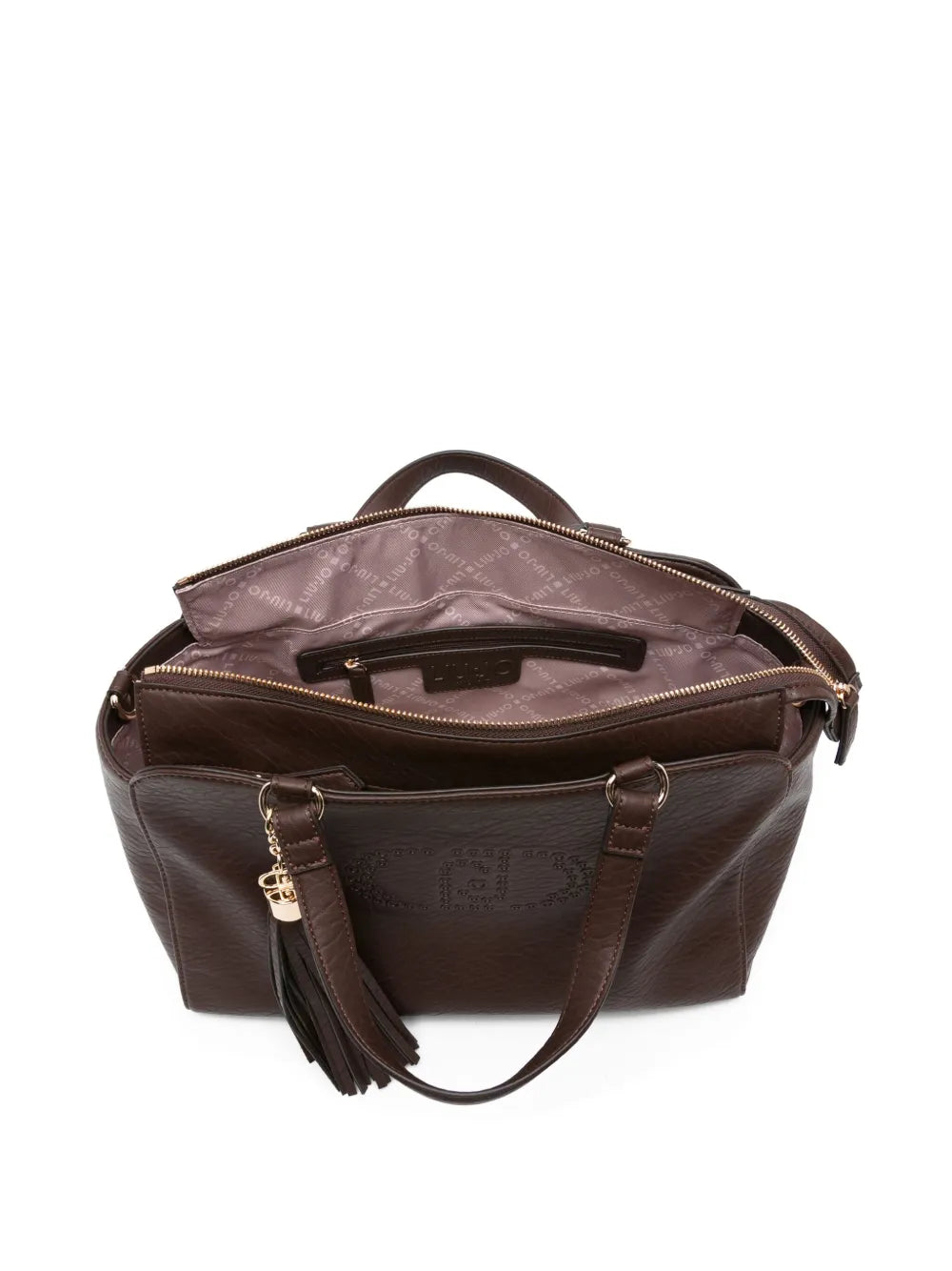 LIU JOtassel-embellished tote bag
