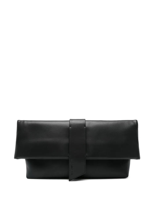 Emporio Armanifolded leather clutch bag