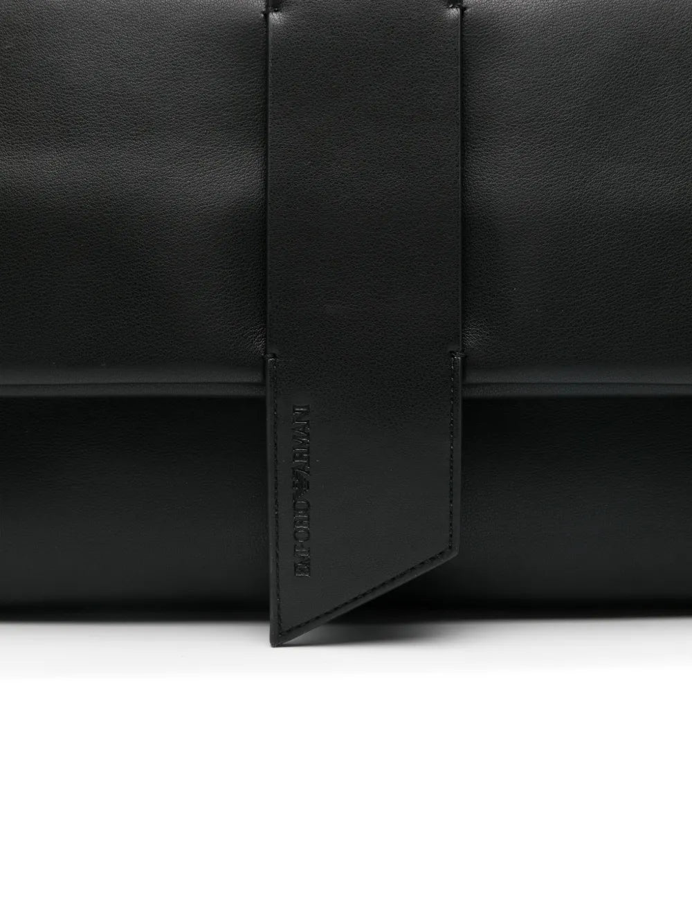 Emporio Armanifolded leather clutch bag