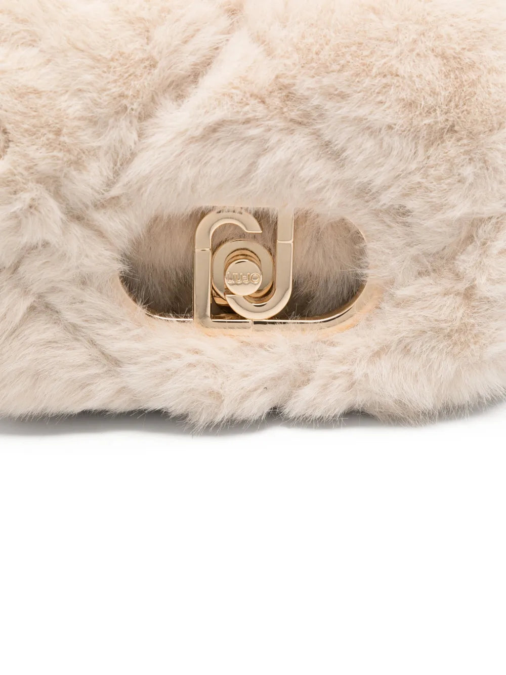LIU JOfaux-fur cross body bag