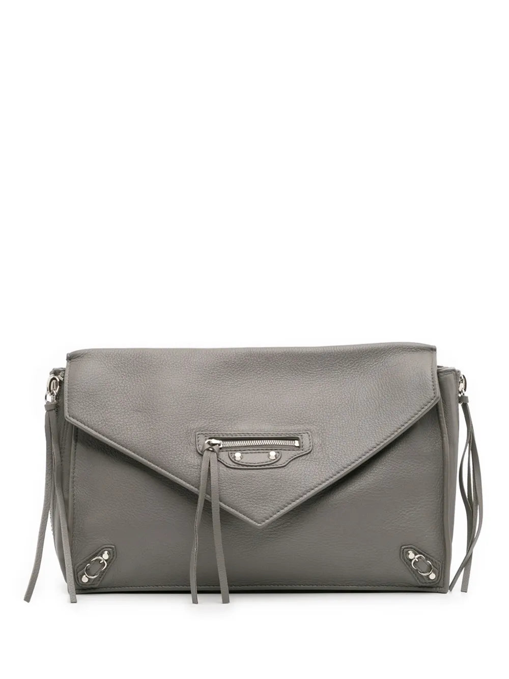 Pre-OwnedBalenciaga Pre-Owned2016 Leather Papier Sight Zip Around clutch bag