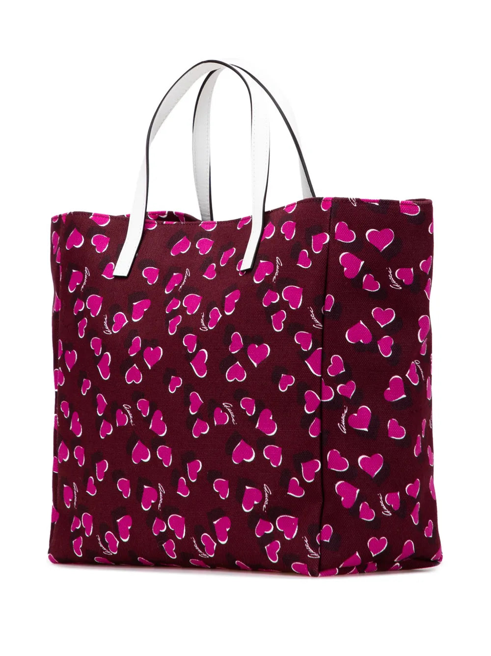 Pre-OwnedGucci Pre-Owned2000-2015 Canvas Heartbeat tote bag