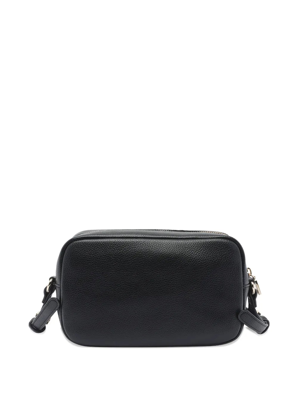 LIU JOsmall logo-plaque zip-top shoulder bag