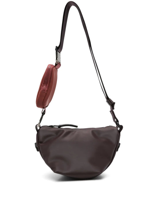 Rainsattached-pocket shoulder bag
