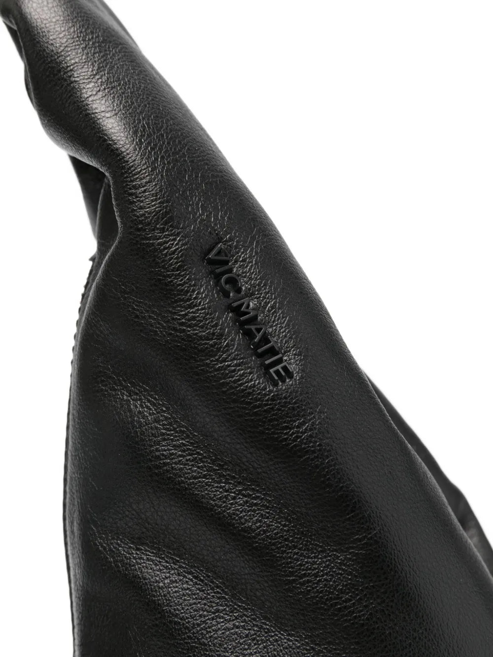 Vic Matiecurved-handle leather tote bag