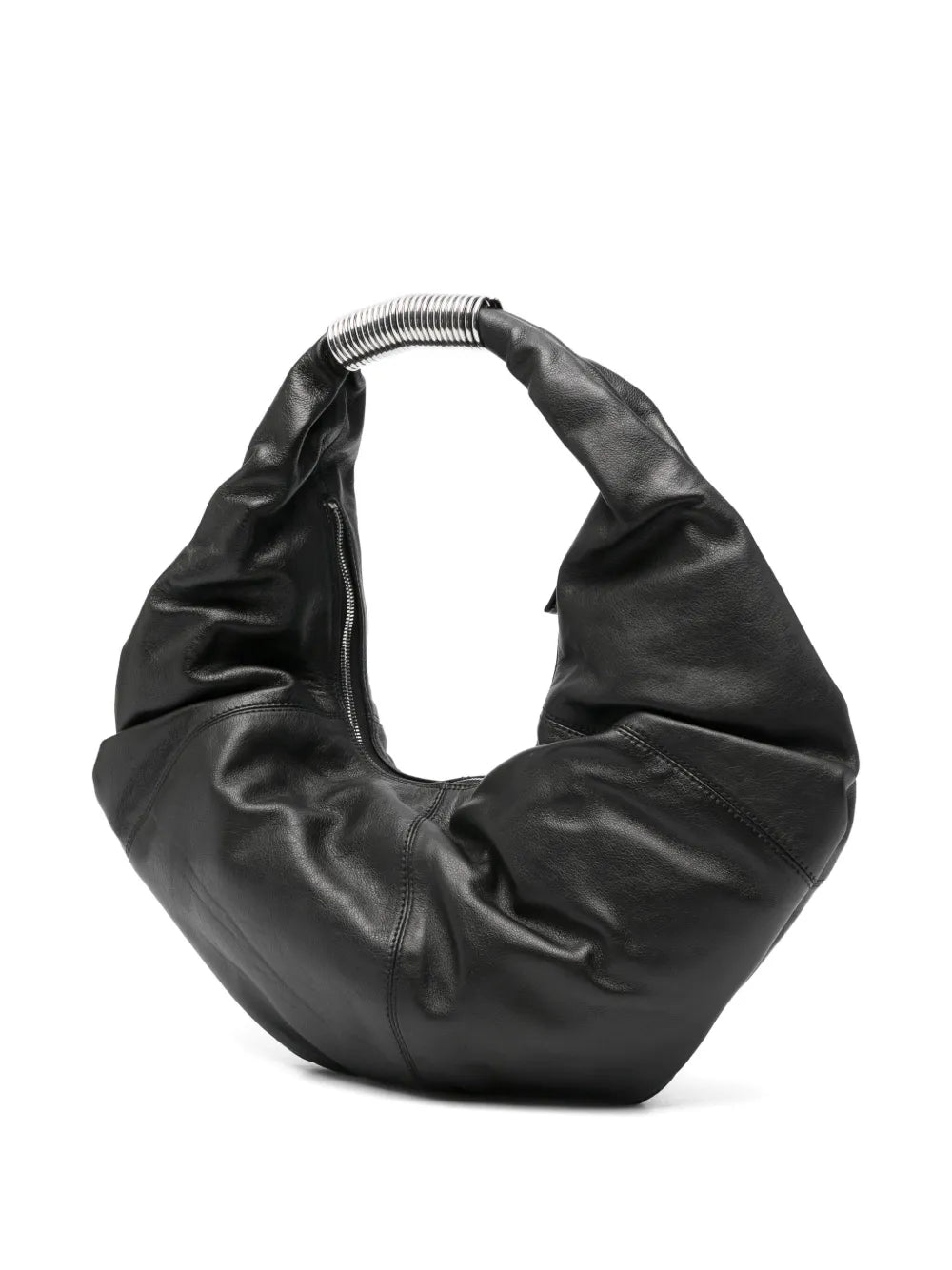 Vic Matiecurved-handle leather tote bag