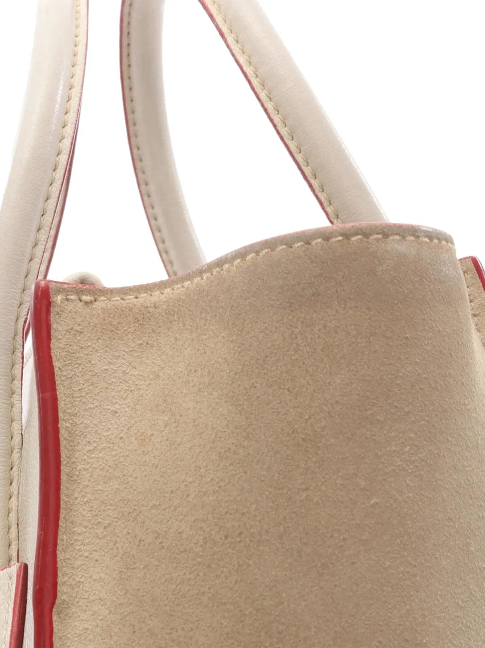 Pre-OwnedPrada Pre-Owned2000-2025 Mini Scamosciato Trimmed Glace Calf Twin Pocket satchel