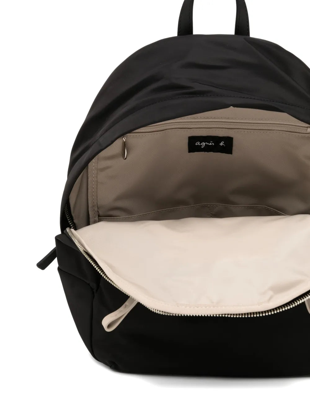 agn b. logo-plaque backpack