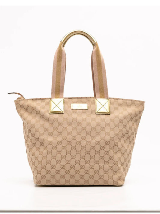Pre-OwnedGucci Pre-Owned2000-2015 GG Canvas Web tote bag