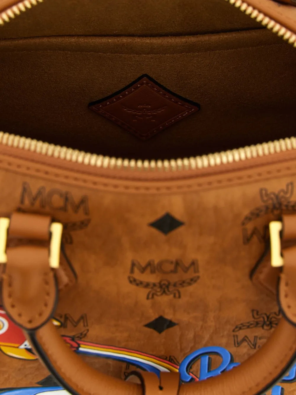 MCMElla Boston rocket-print monogram tote bag