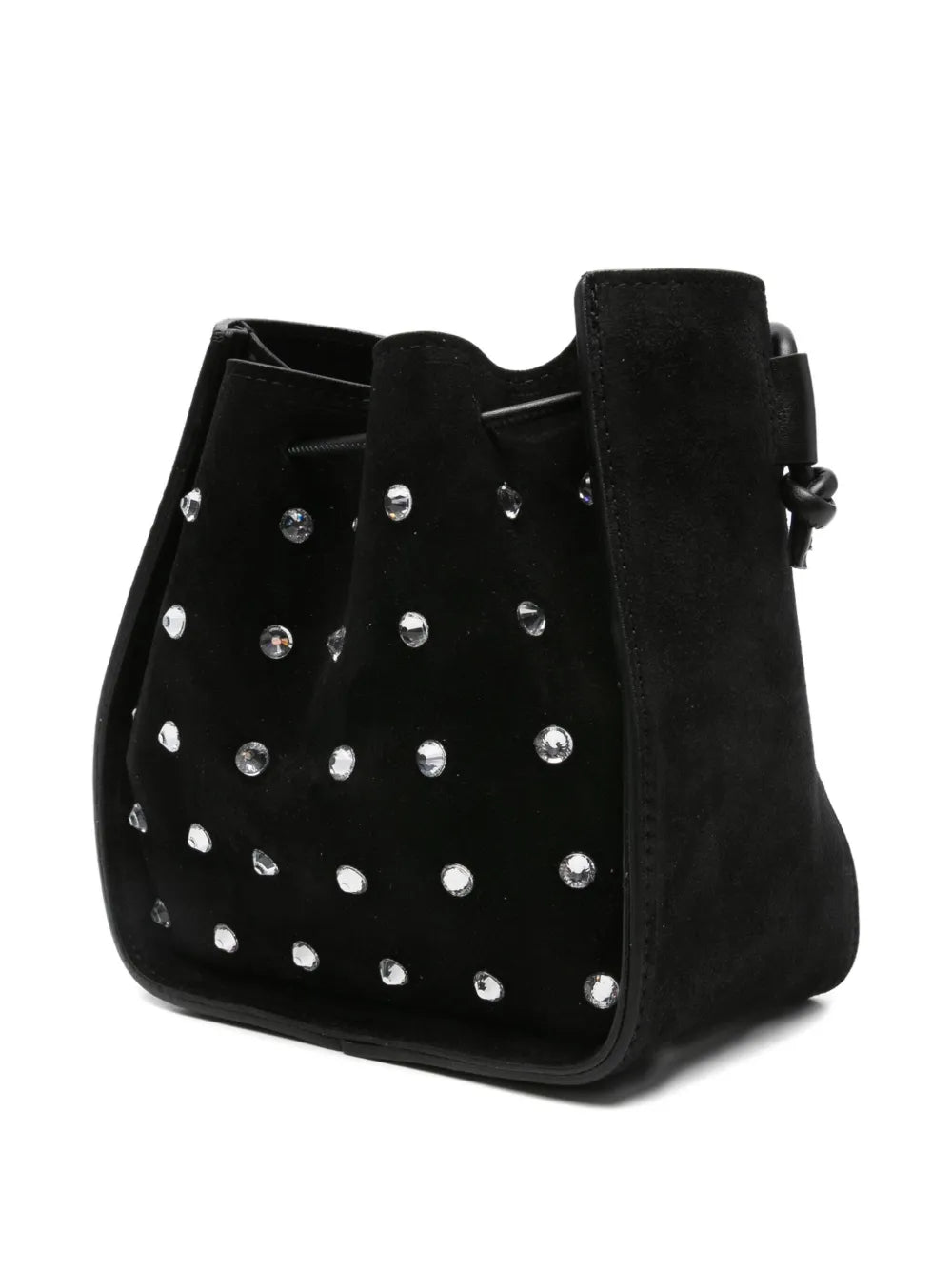 Forte ForteMy Pepita crystal-embellished bucket bag