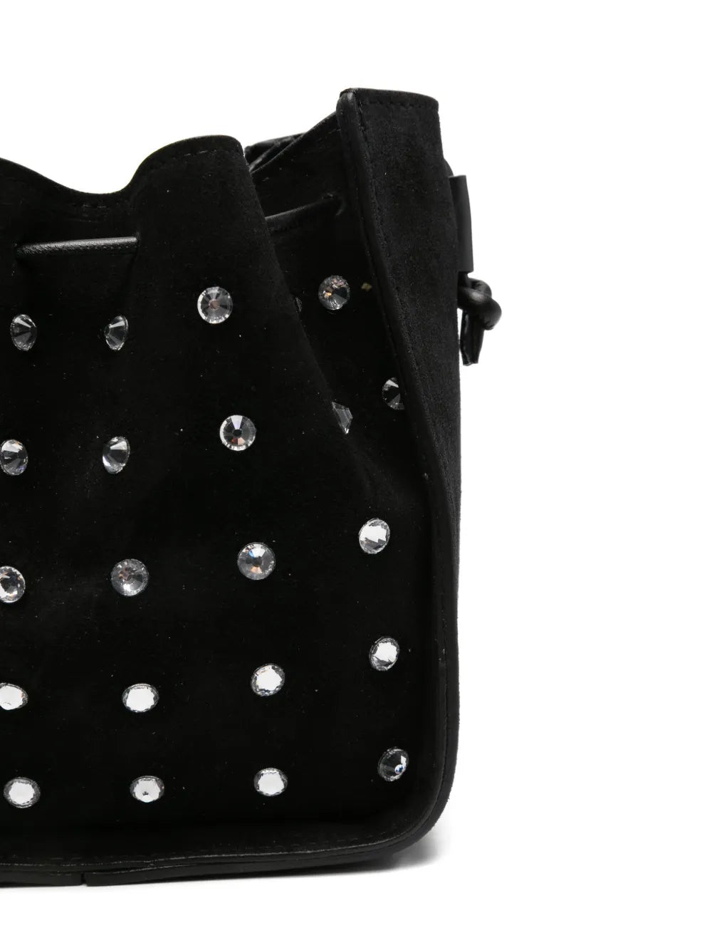 Forte ForteMy Pepita crystal-embellished bucket bag