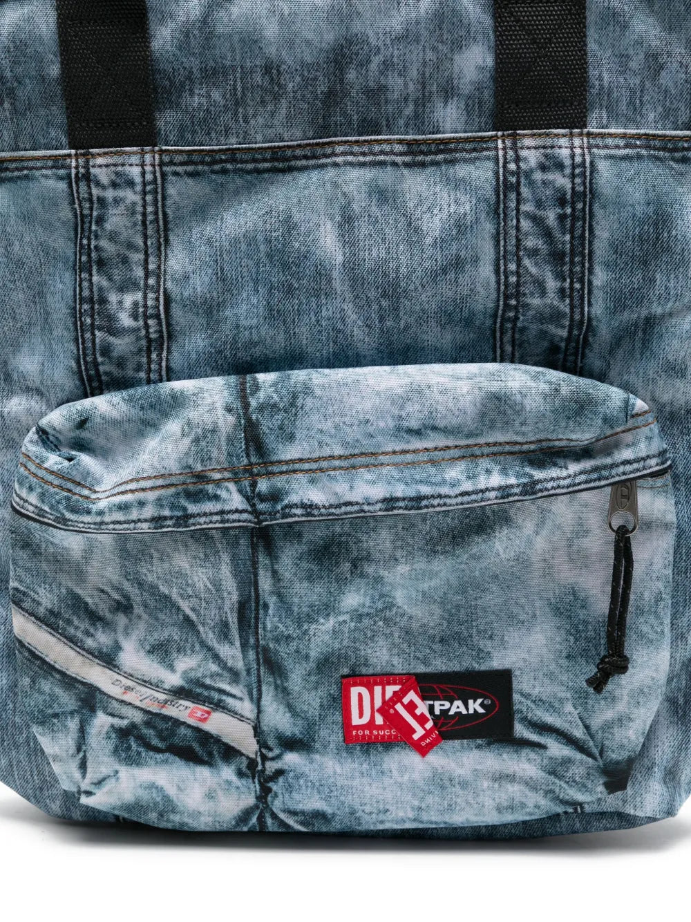 Eastpakx Diesel denim-effect tote bag