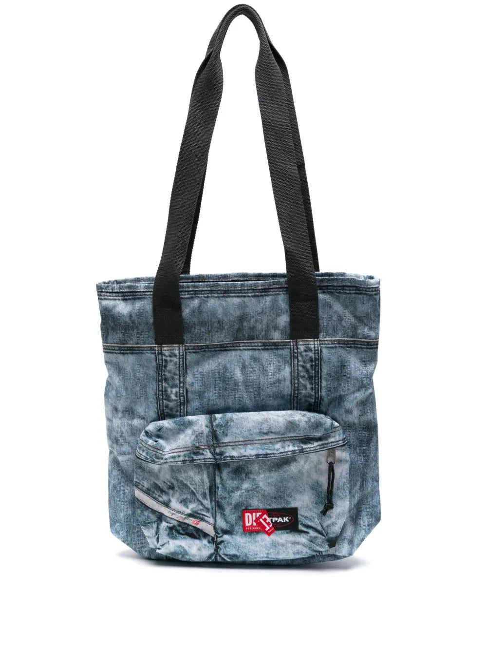 Eastpakx Diesel denim-effect tote bag