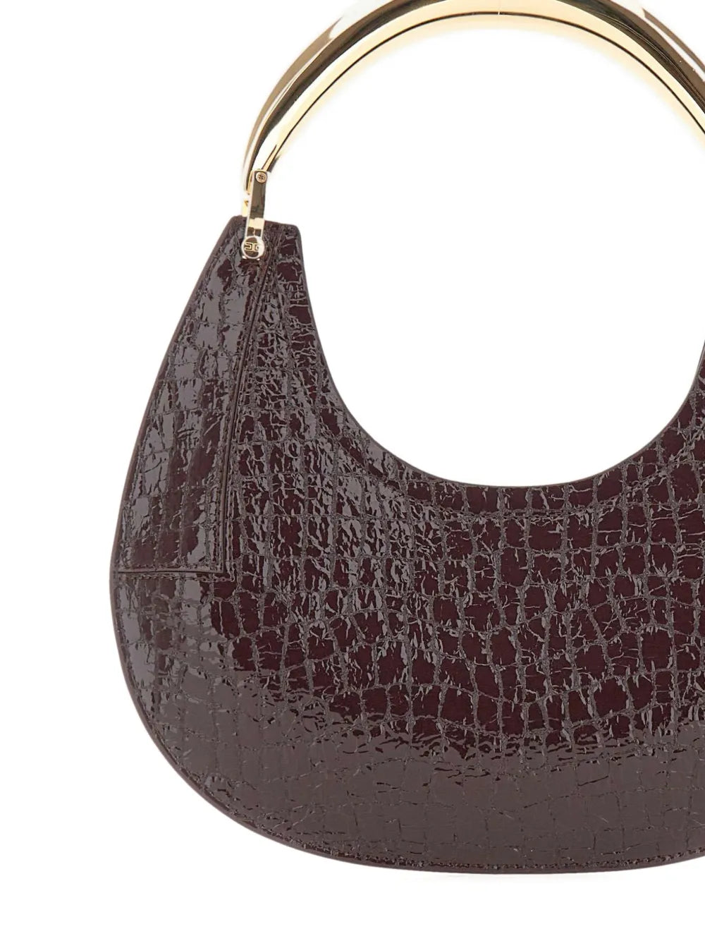 Elisabetta FranchiHobo crocodile-effect jewel-handle tote bag