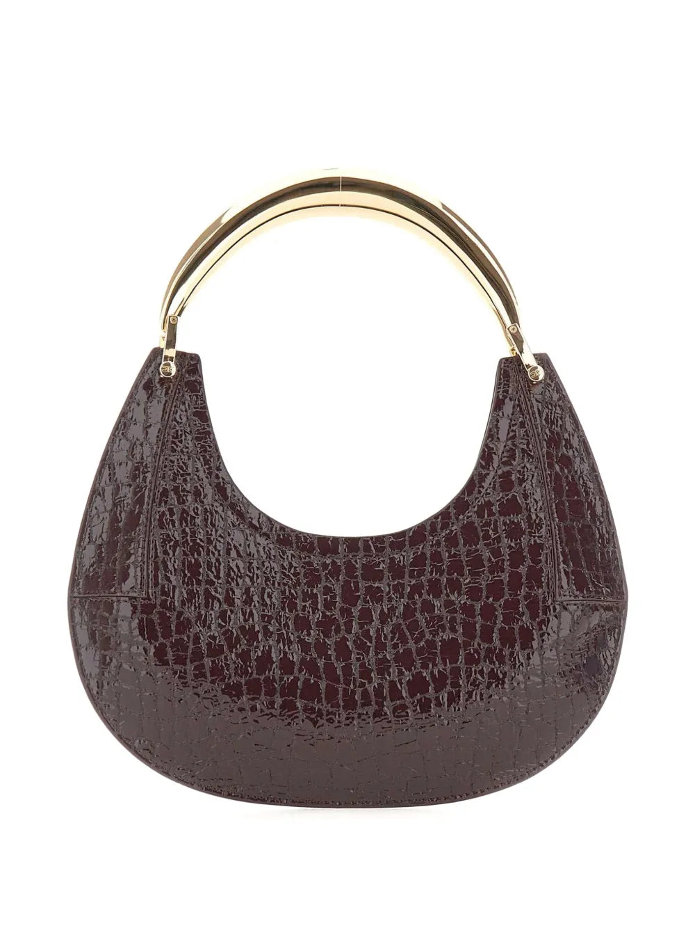 Elisabetta FranchiHobo crocodile-effect jewel-handle tote bag