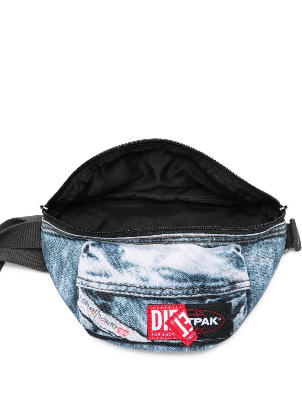 Eastpakx Diesel denim-print belt bag