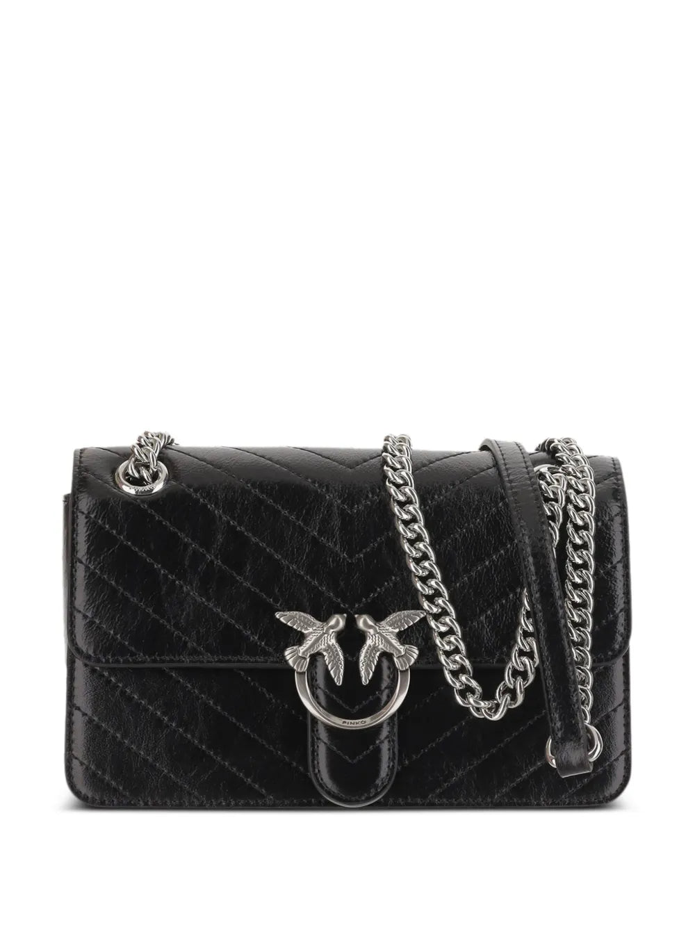 PINKOClassic Love quilted shoulder bag