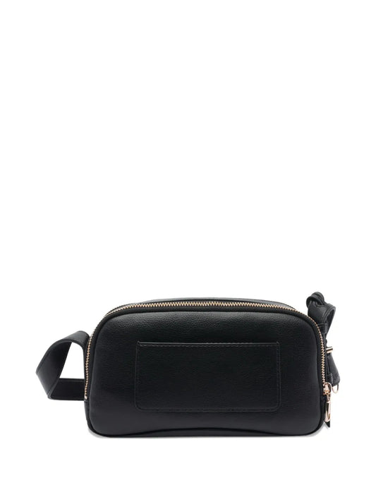 LIU JOlogo-embossed zip-top shoulder bag