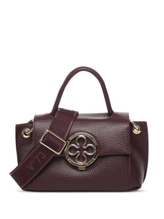 V3Federica V logo-plaque shoulder bag