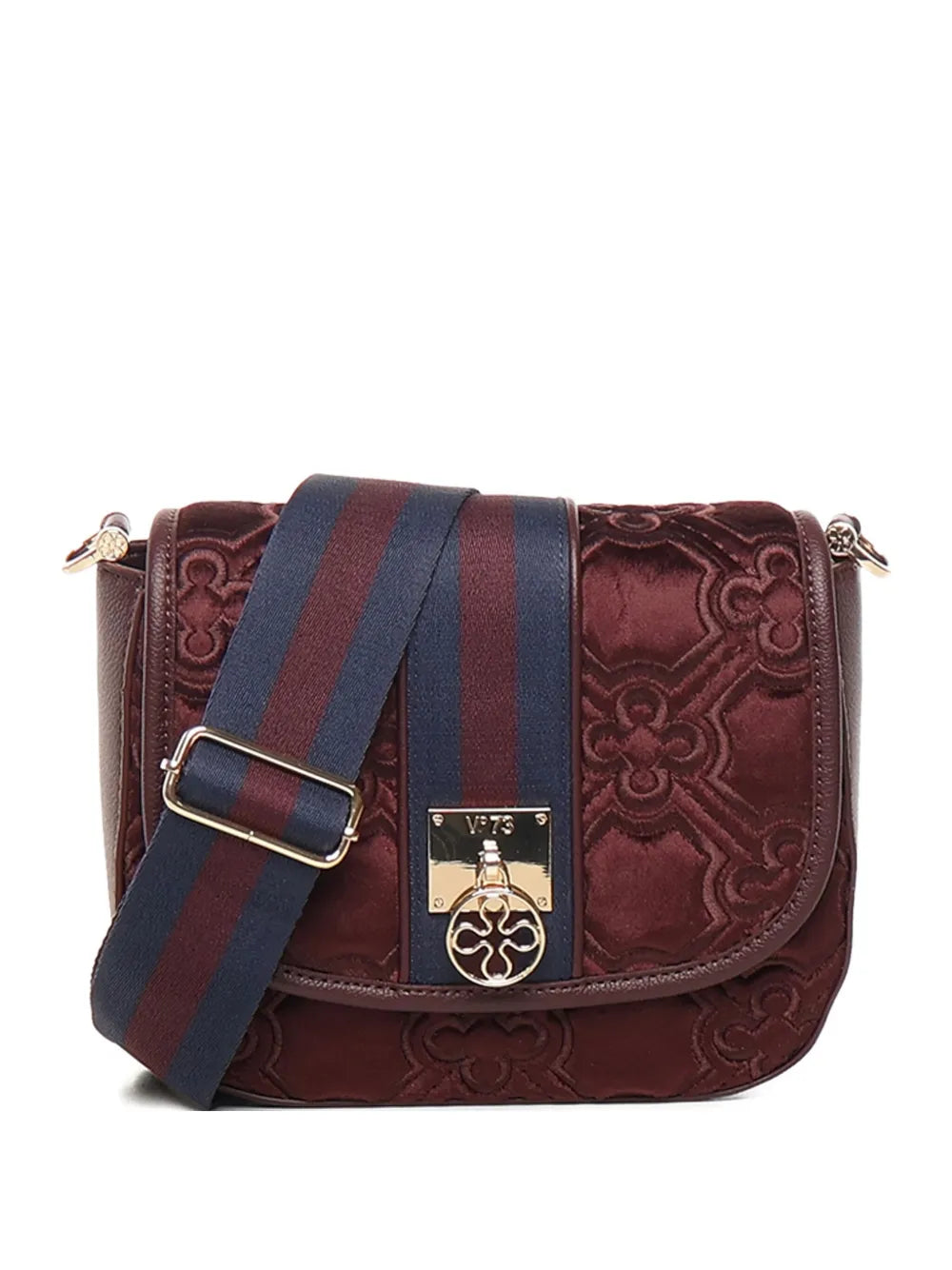V3quilted-effect shoulder bag