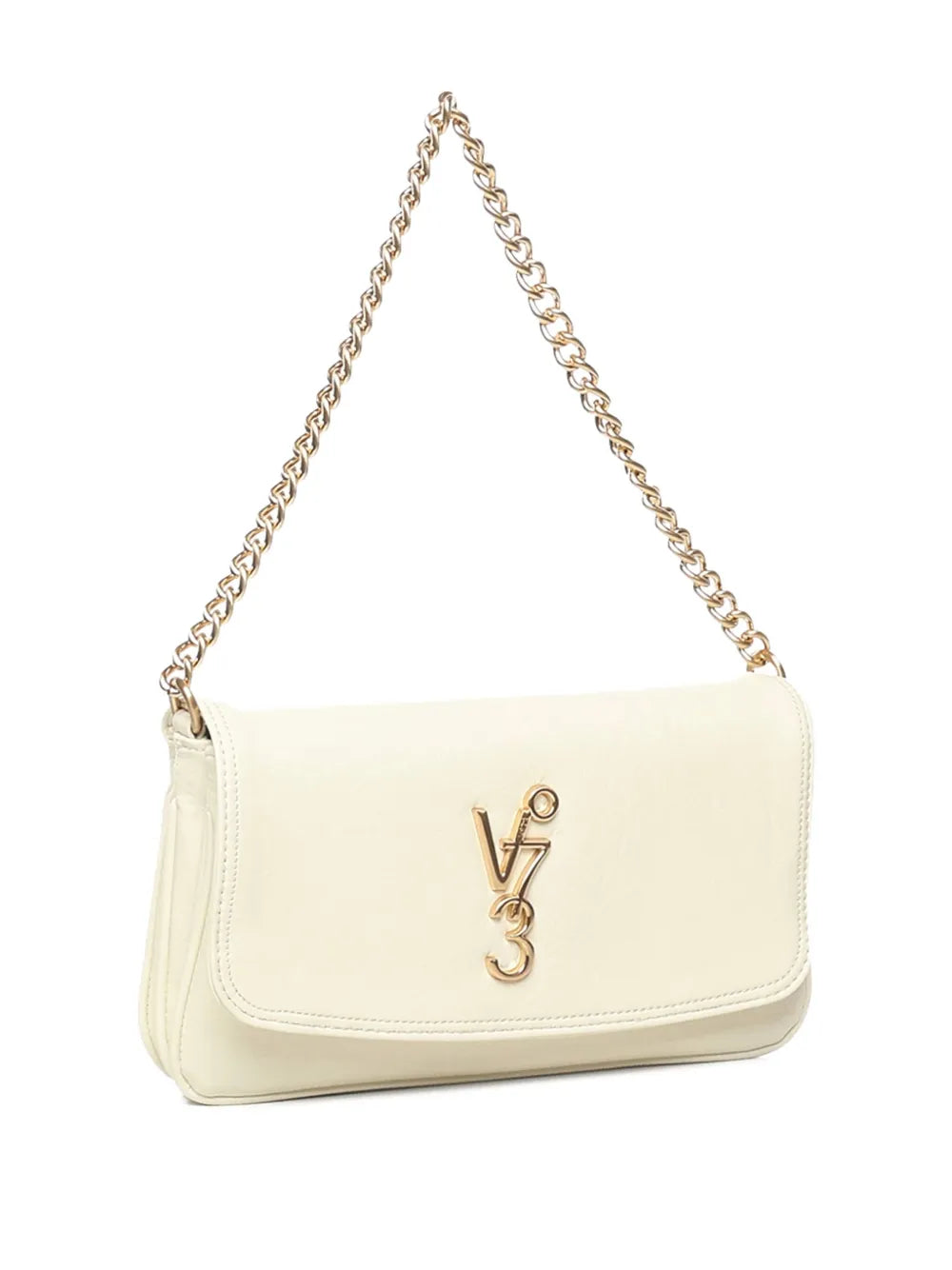 V3Louise chain-strap logo-plaque shoulder bag