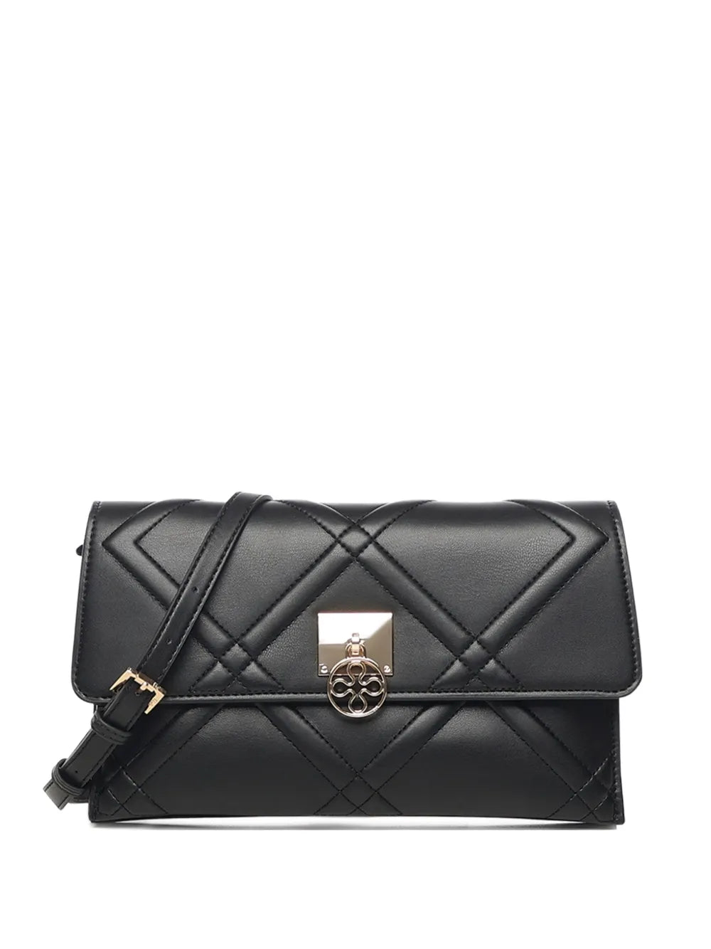 V3Bridget quilted-detail clutch bag