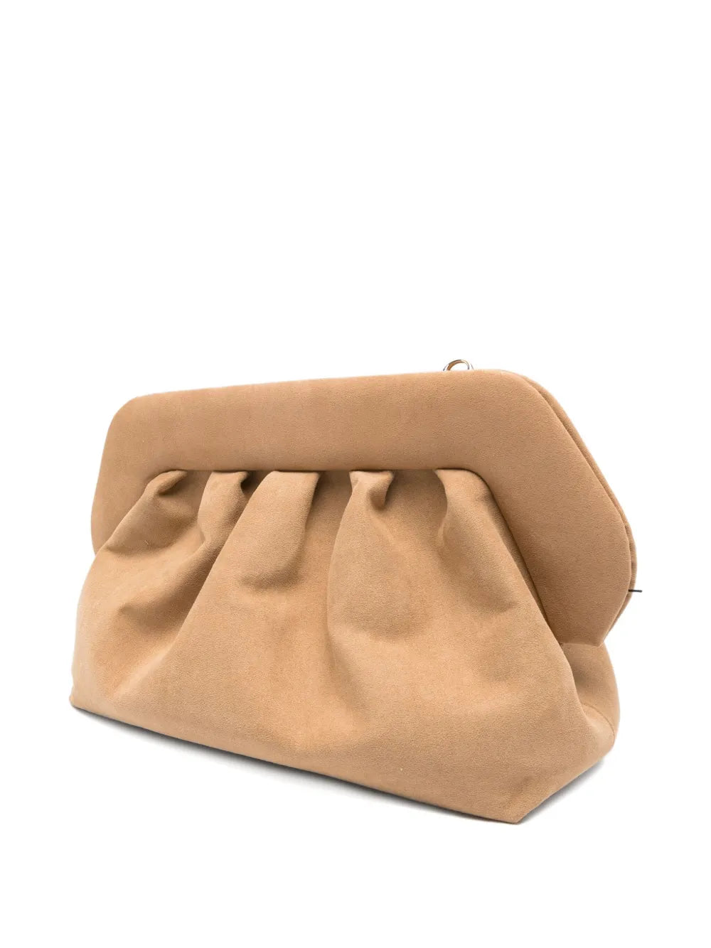 Themoiraux-suede clutch bag