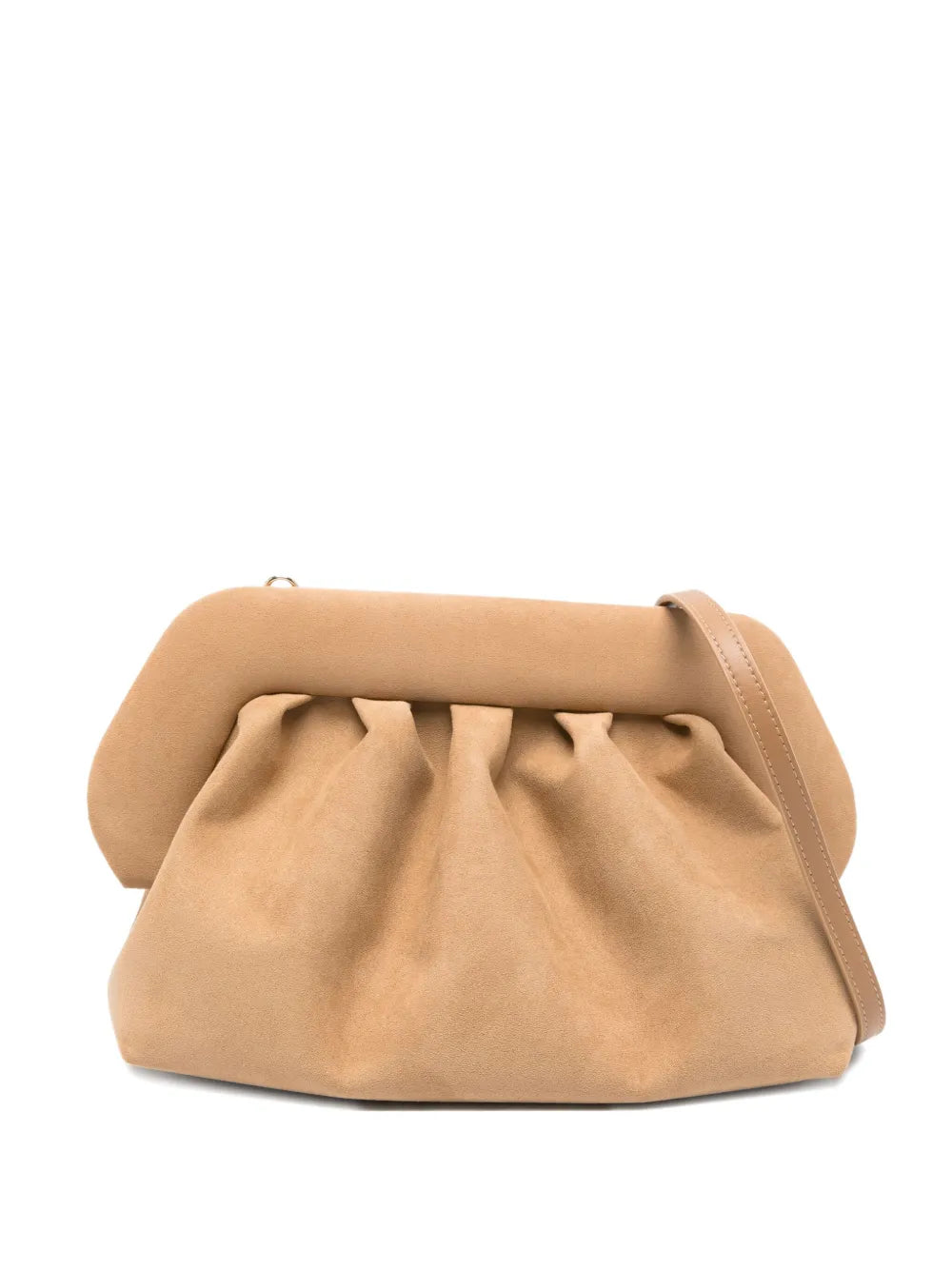 Themoiraux-suede clutch bag