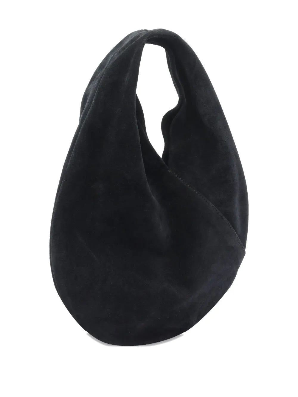 Aesther Ekmesingle-handle suede tote bag