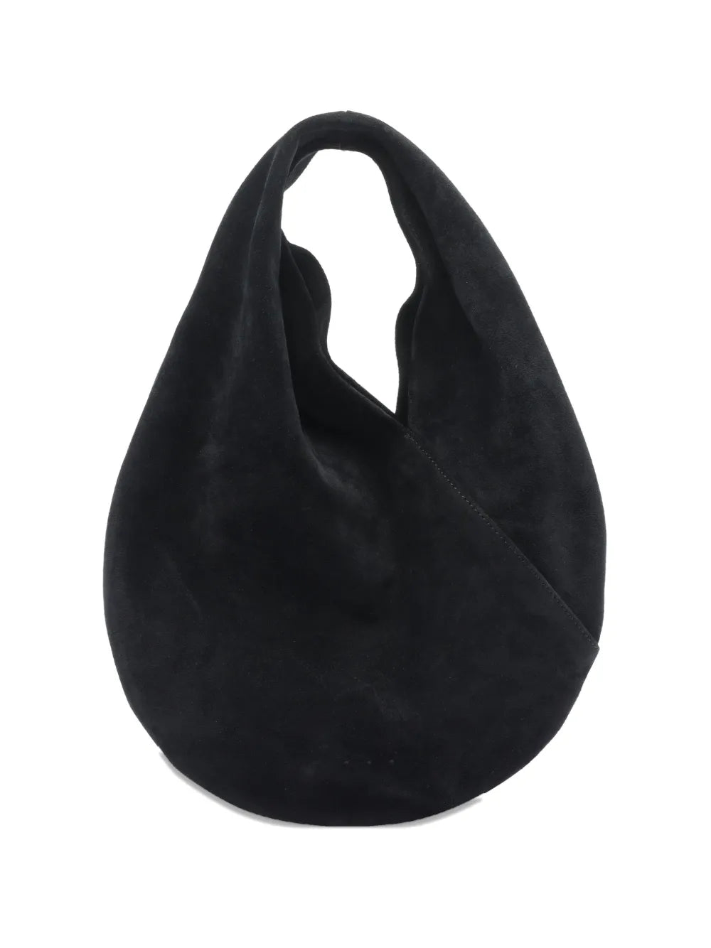 Aesther Ekmesingle-handle suede tote bag