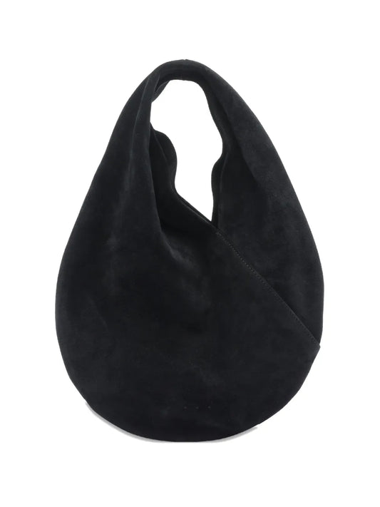 Aesther Ekmesingle-handle suede tote bag