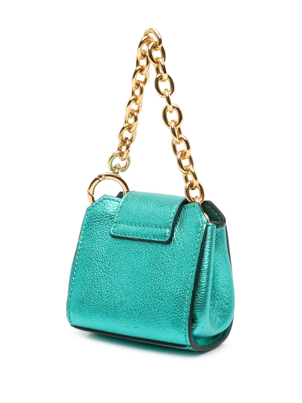 Pre-OwnedBurberry Pre-Owned2000-2017 Mini Metallic Calfskin Buckle Charm handbag