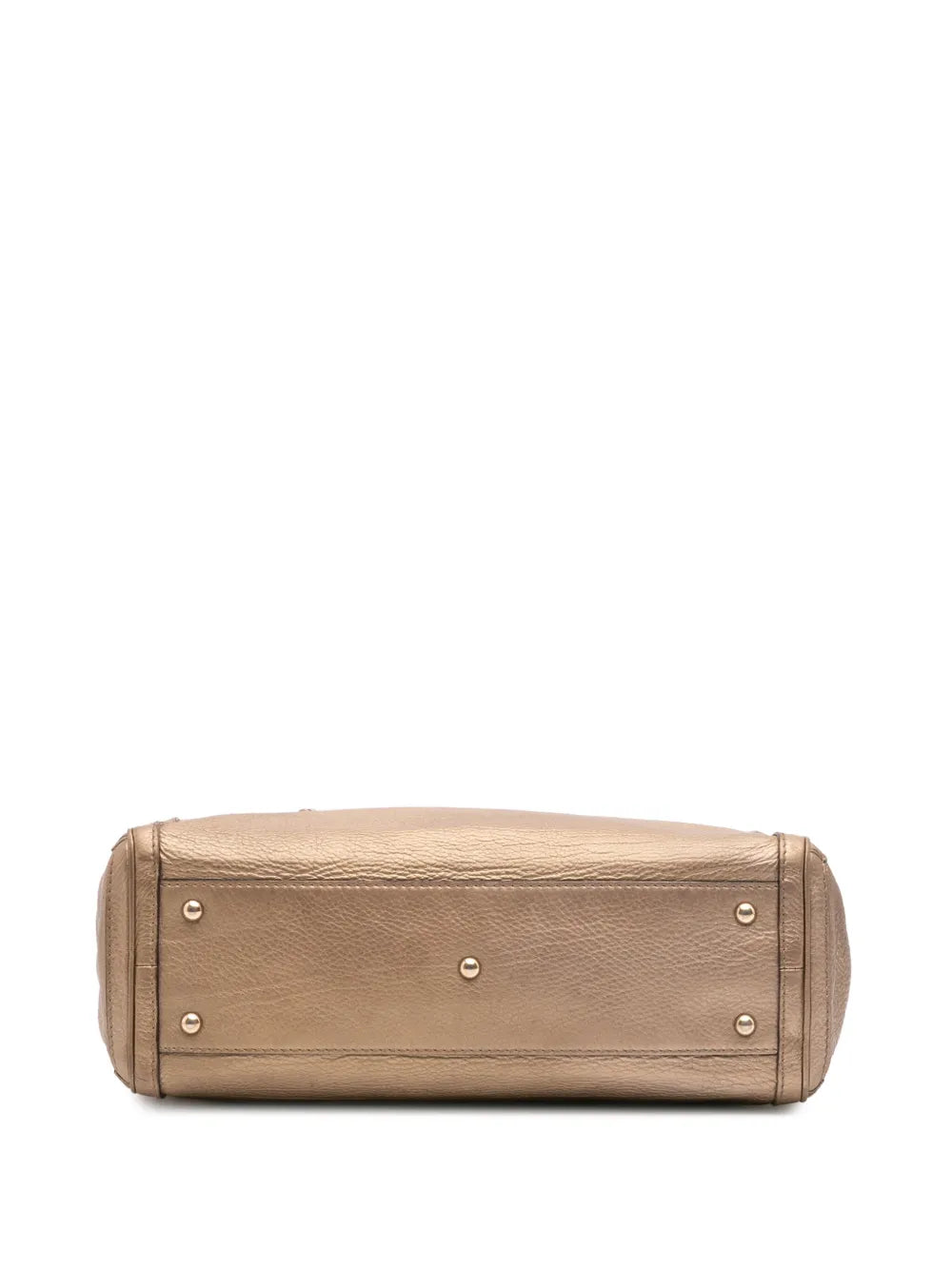 Pre-OwnedGucci Pre-Owned2016-2025 Metallic Grained Leather Bella tote bag