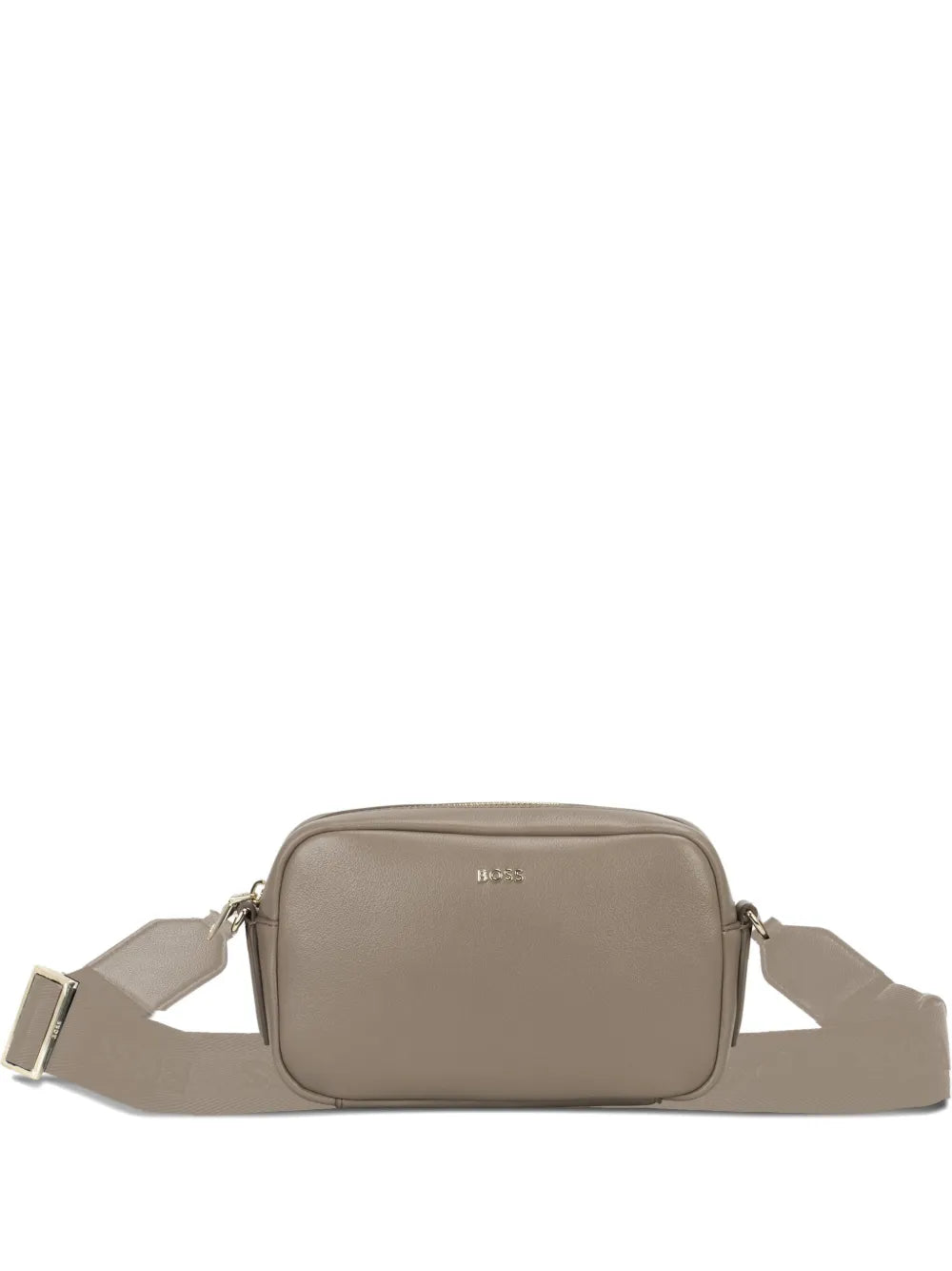 New SeasonBOSSlogo-plaque zip shoulder bag
