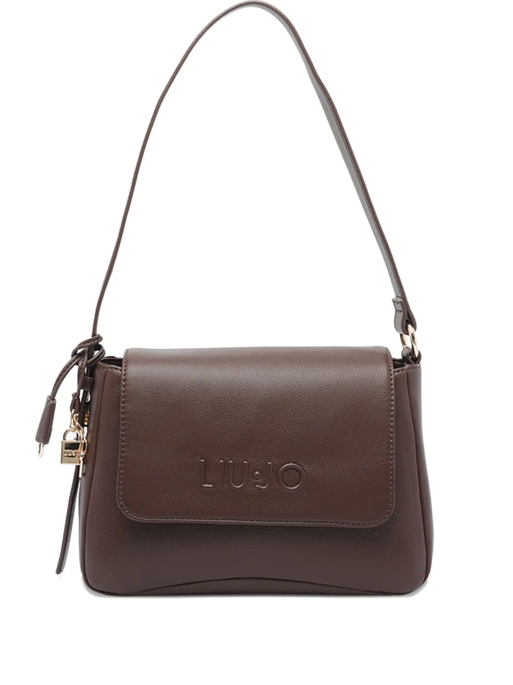 LIU JOembossed key-charm shoulder bag