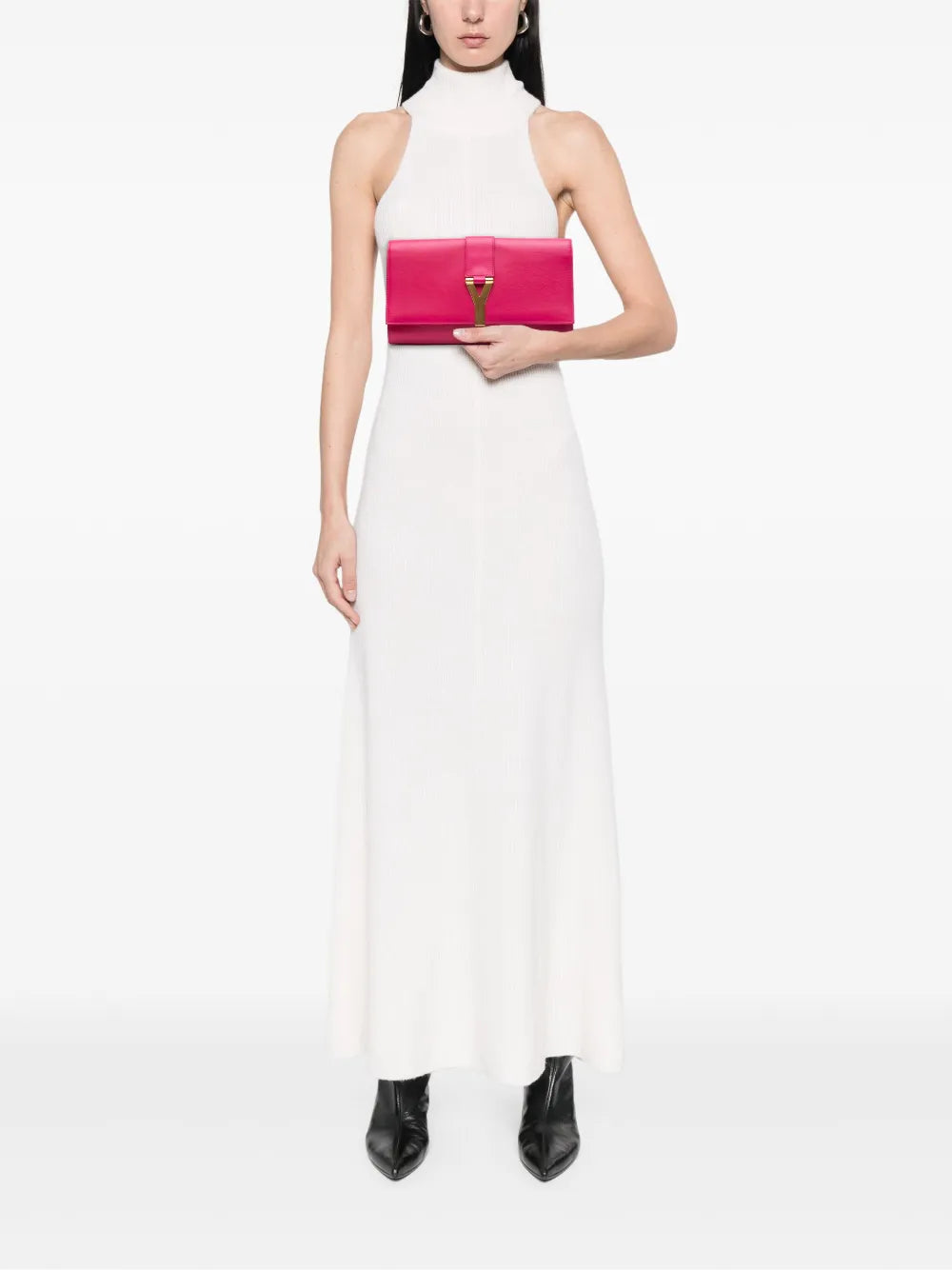 Pre-OwnedSaint Laurent Pre-Owned2013-2025 Leather Chyc Ligne clutch bag