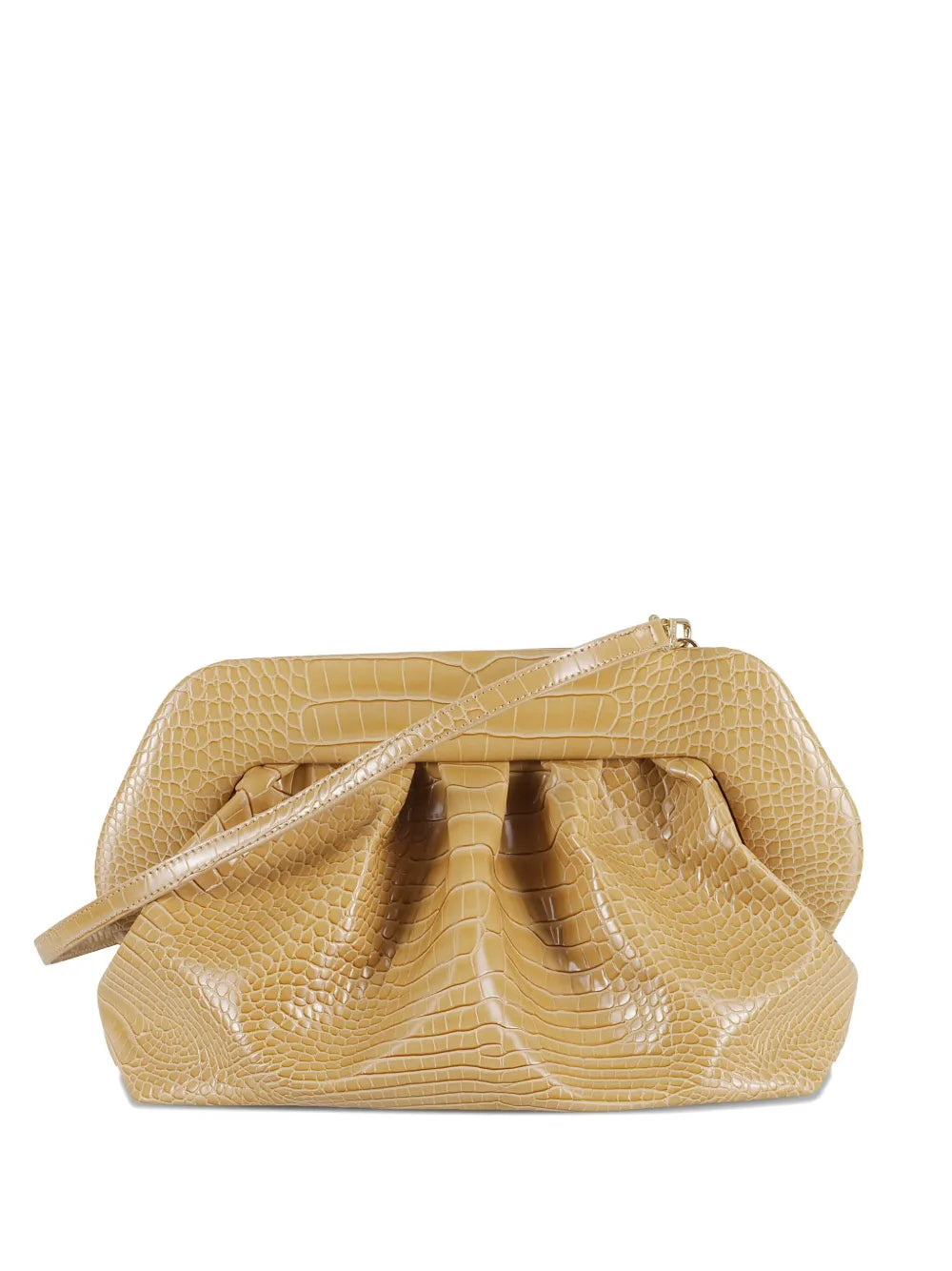 Themoirroco Biscuit pleated clutch