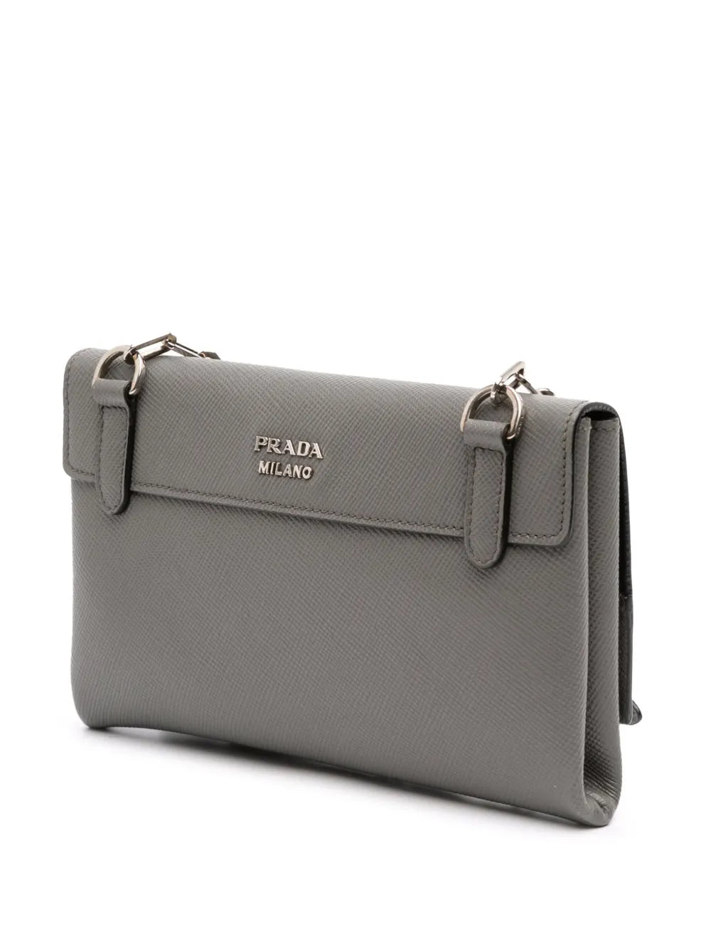 Pre-OwnedPrada Pre-Owned2013-2025 Saffiano Cuir Twist Lock Chain Flap crossbody bag