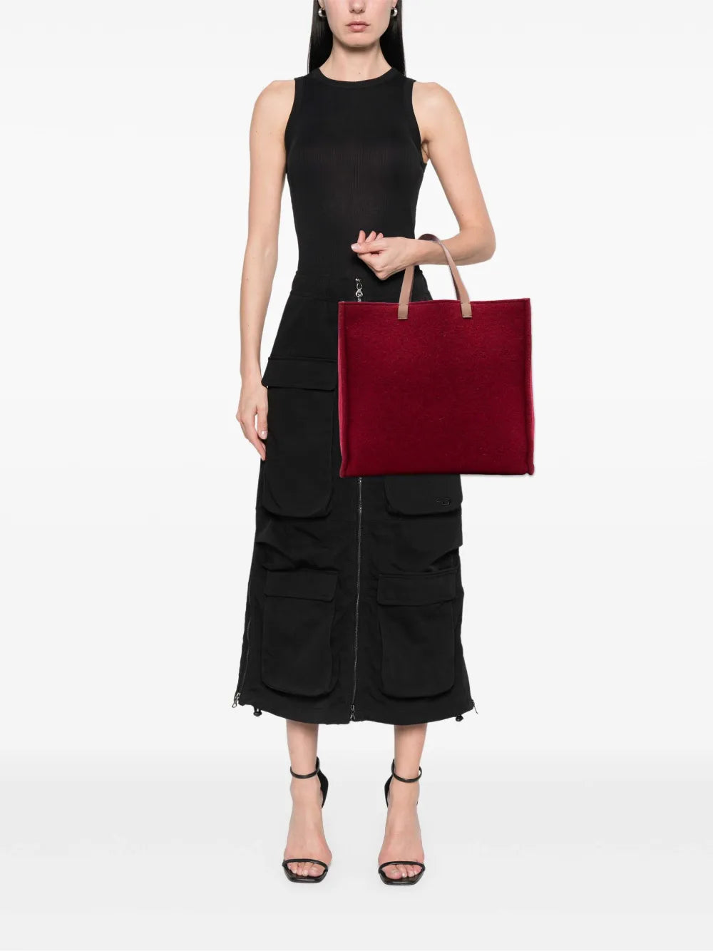 Pre-OwnedFendi Pre-Owned2010-2025 Felt Shopping tote bag