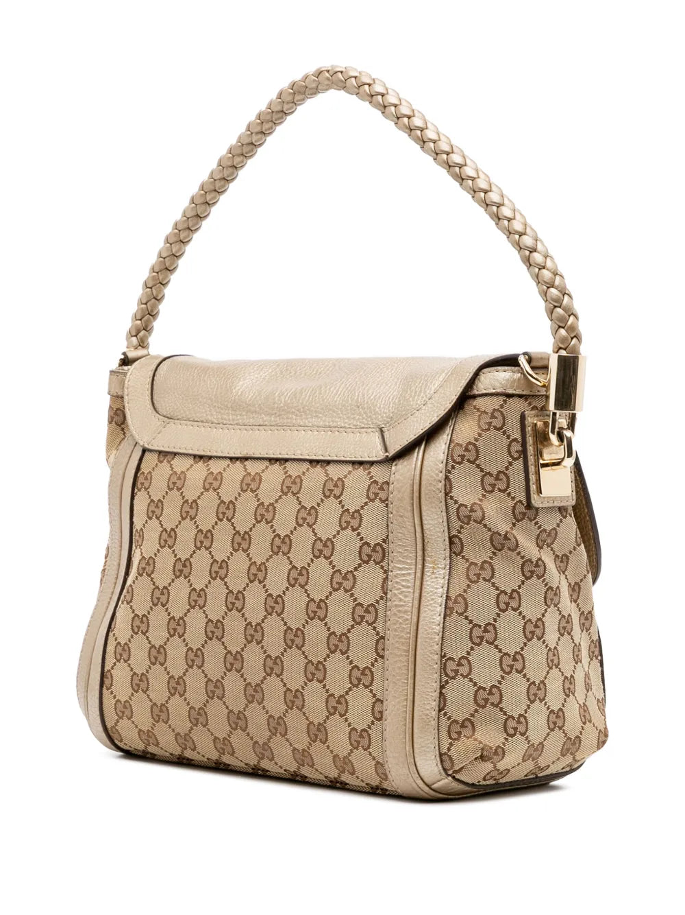 Pre-OwnedGucci Pre-Owned2016-2025 GG Canvas Bella Flap satchel