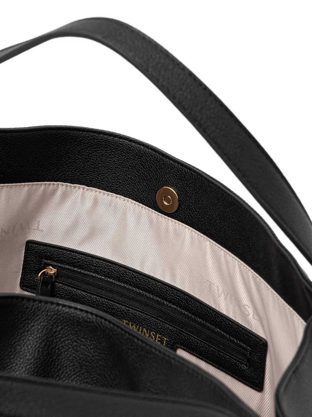 TWINSETlogo-debossed tote bag