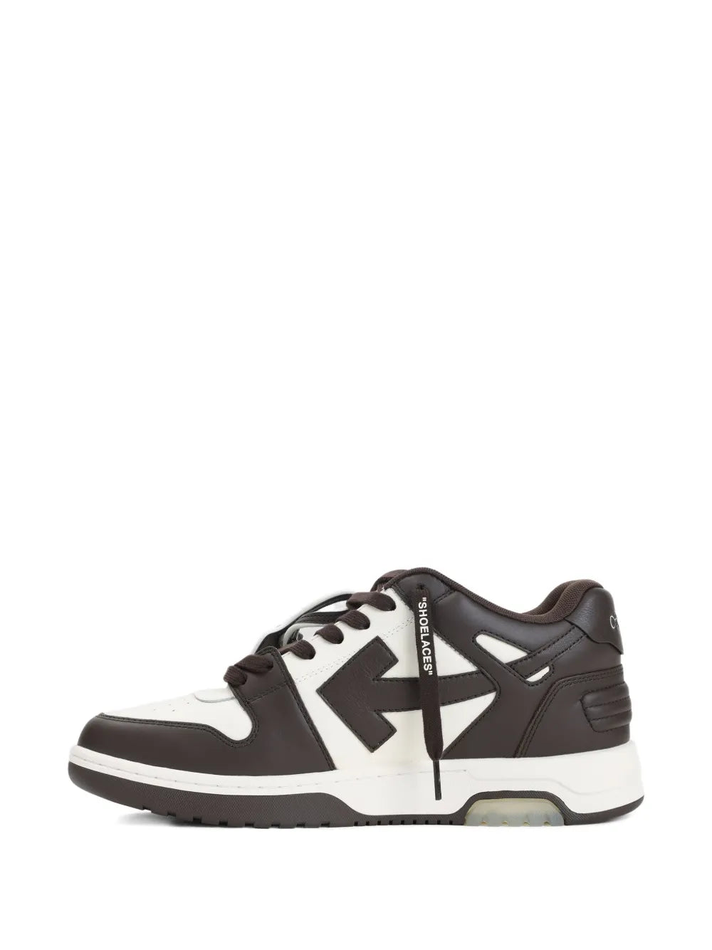 Off-White Our Of Office Arrow-Patch Leather Sneakers