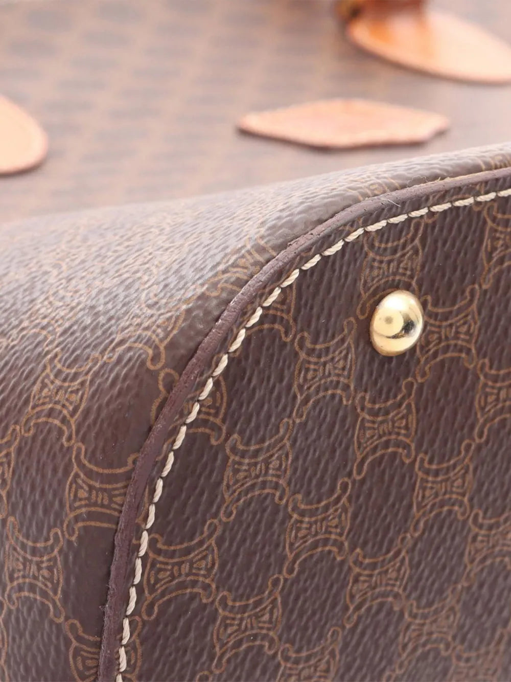 Pre-OwnedCeline Pre-Owned2010-2025 Macadam Coated Canvas Dome satchel